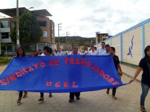 Trabajadores del SITRA UGELSI, en medida de lucha