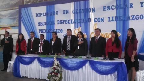 Director de la Ugel San Ignacio Participó en Ceremonia de entrega de Diplomados a Directivos 