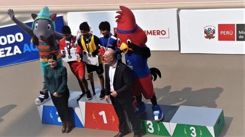  YERSON GANA MEDALLA DE ORO EN ATLETISMO