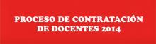 Contratacion Docente 2014