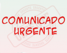 Comunicado URGENTE